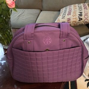 Gaiam Purple Gym and Yoga Bag